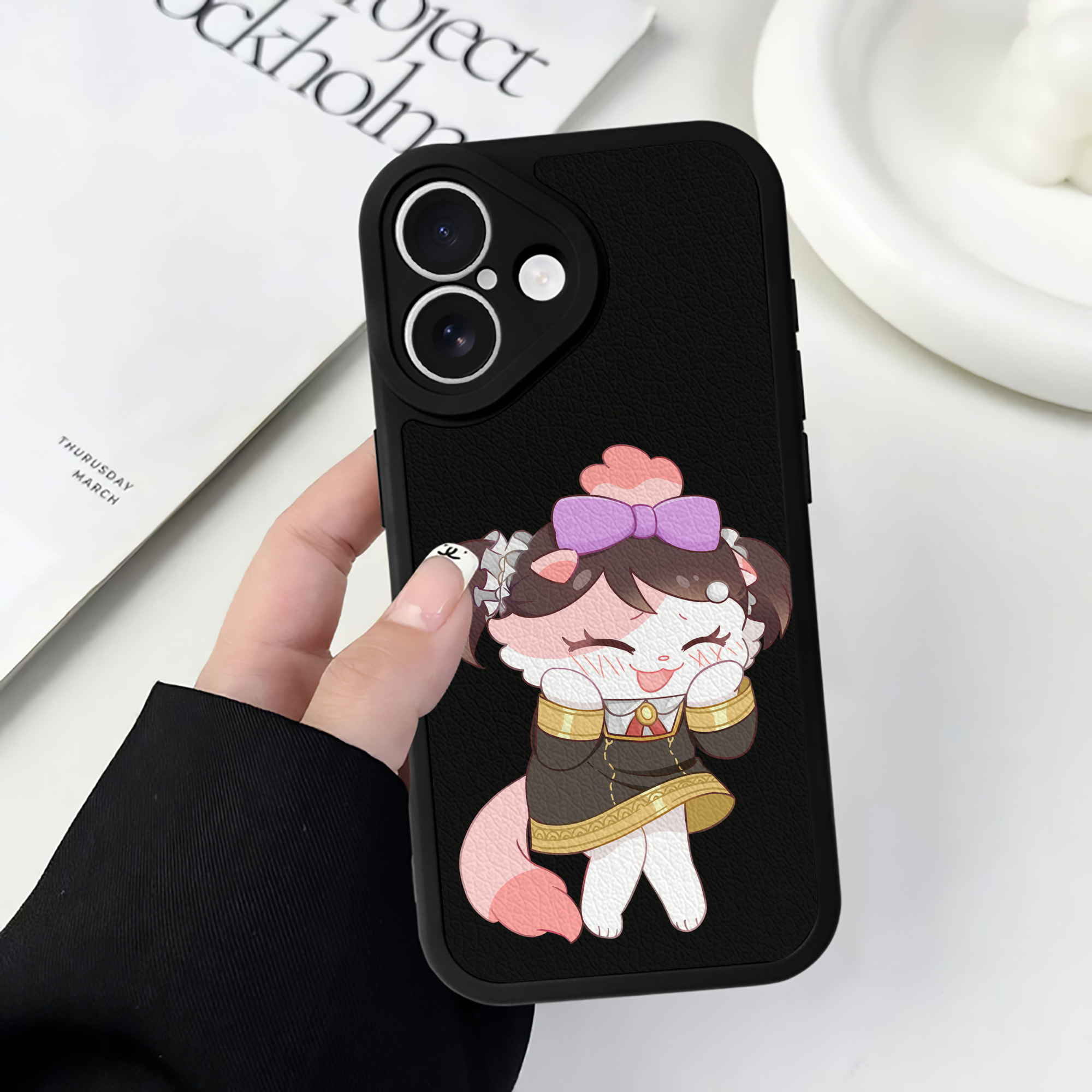 （画像用） SPY×FAMILY间谍家家酒 【iPhone 16シリーズ対応】シリコンスマホケース（レザー調） 材質：シリコン